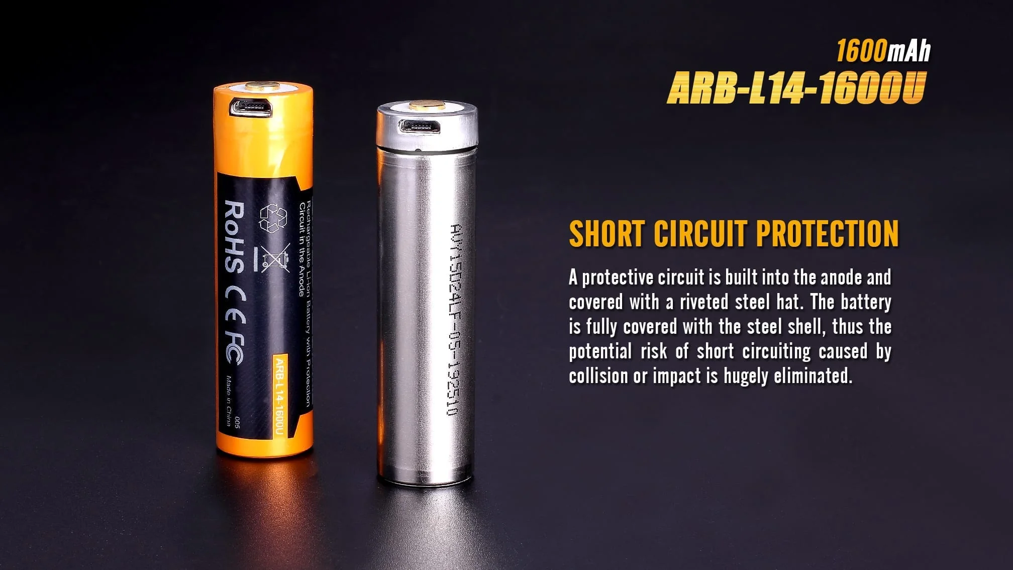 ARB-L14-1600U Built-in USB Rechargeable Battery - Image 6