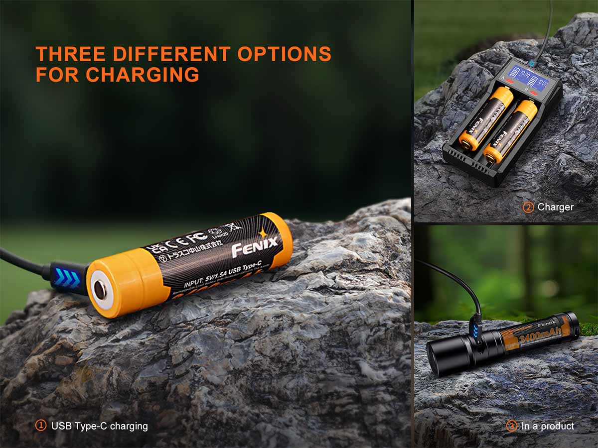 ARB-L18-3400U V3.0 Built-in USB Rechargeable Battery - Image 4
