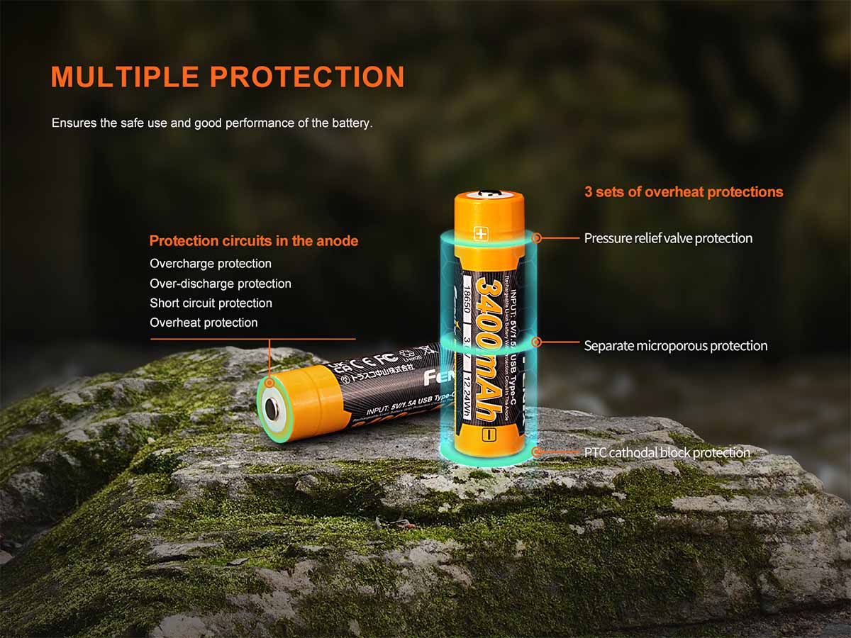 ARB-L18-3400U V3.0 Built-in USB Rechargeable Battery - Image 5