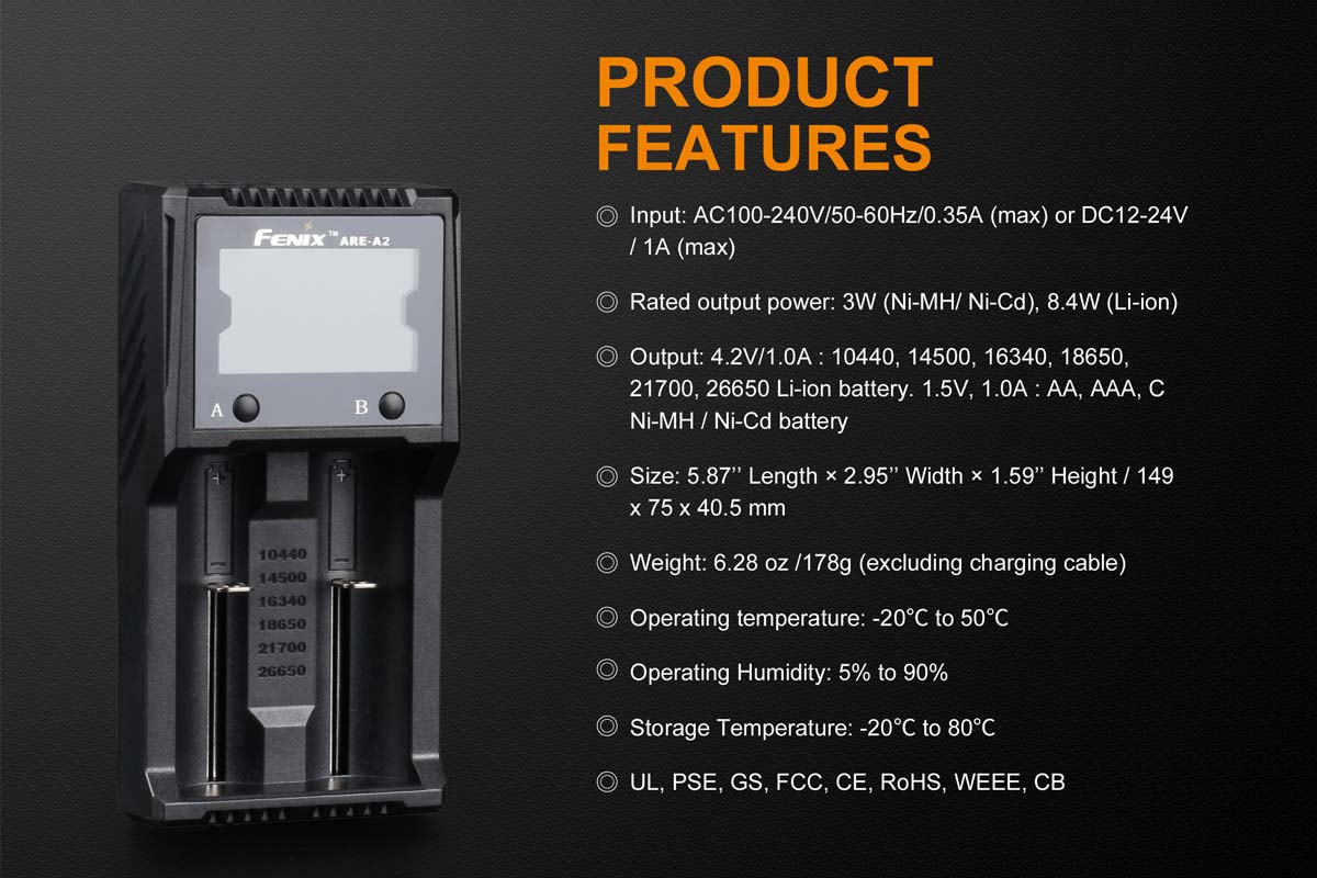 ARE-A2 Charger and 2600 Battery Bundle - Image 4