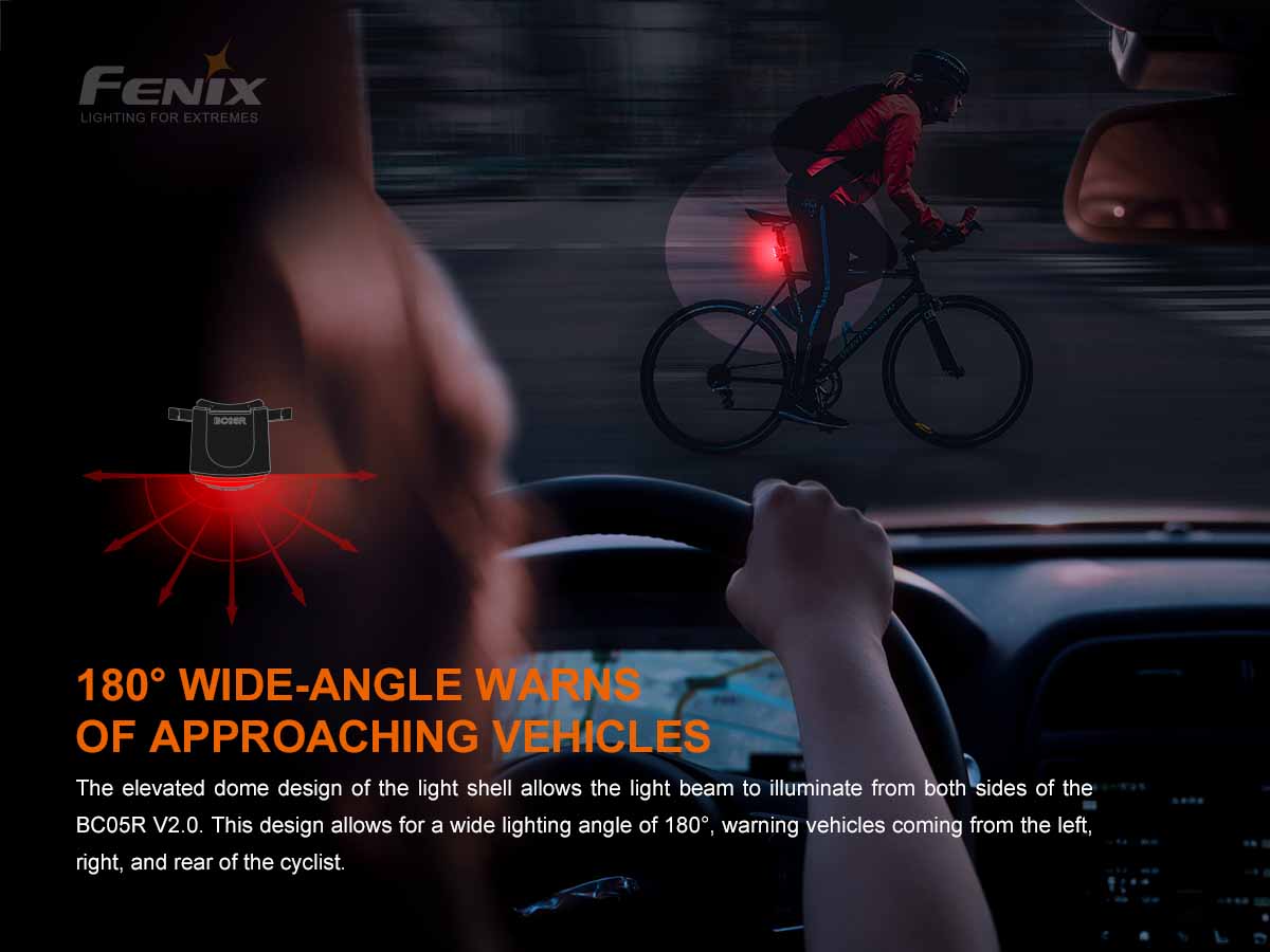 Fenix BC05R V2.0 Rechargeable Bike Taillight - Image 4