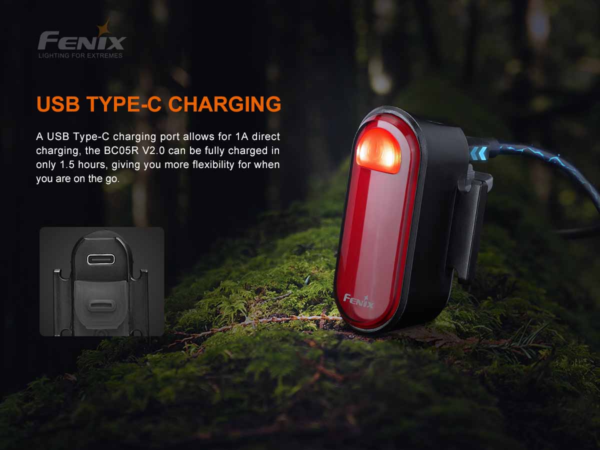 Fenix BC05R V2.0 Rechargeable Bike Taillight - Image 7