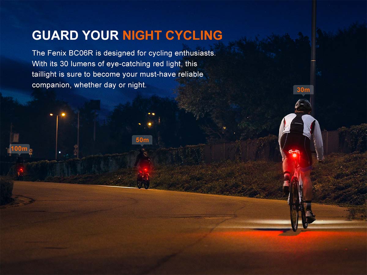 Fenix BC06R Rechargeable Bike Tail Light - Image 5