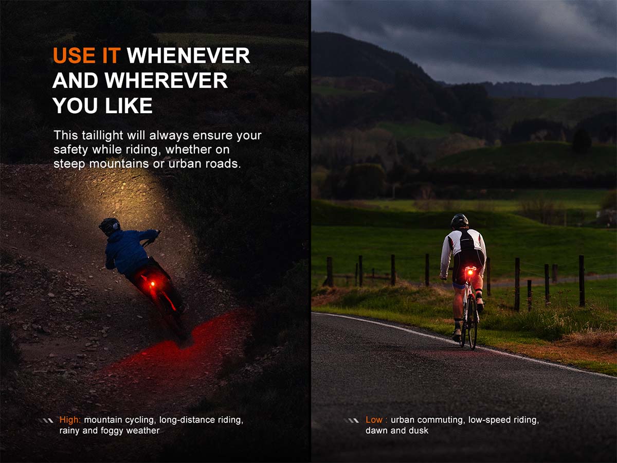 Fenix BC06R Rechargeable Bike Tail Light - Image 7