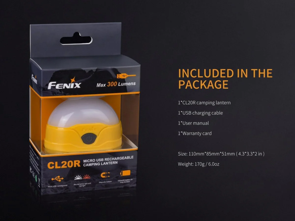 Fenix CL20R USB Rechargeable Lantern - Image 7