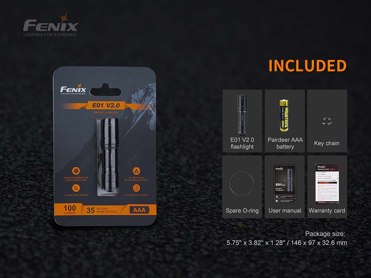 Fenix E01 V2.0 AAA Flashlight - Image 15