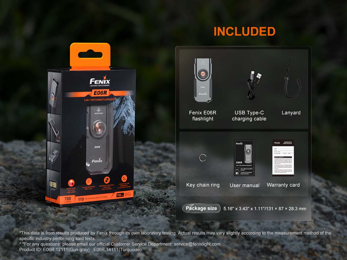 Fenix E06R Rechargeable EDC Flashlight - Image 17