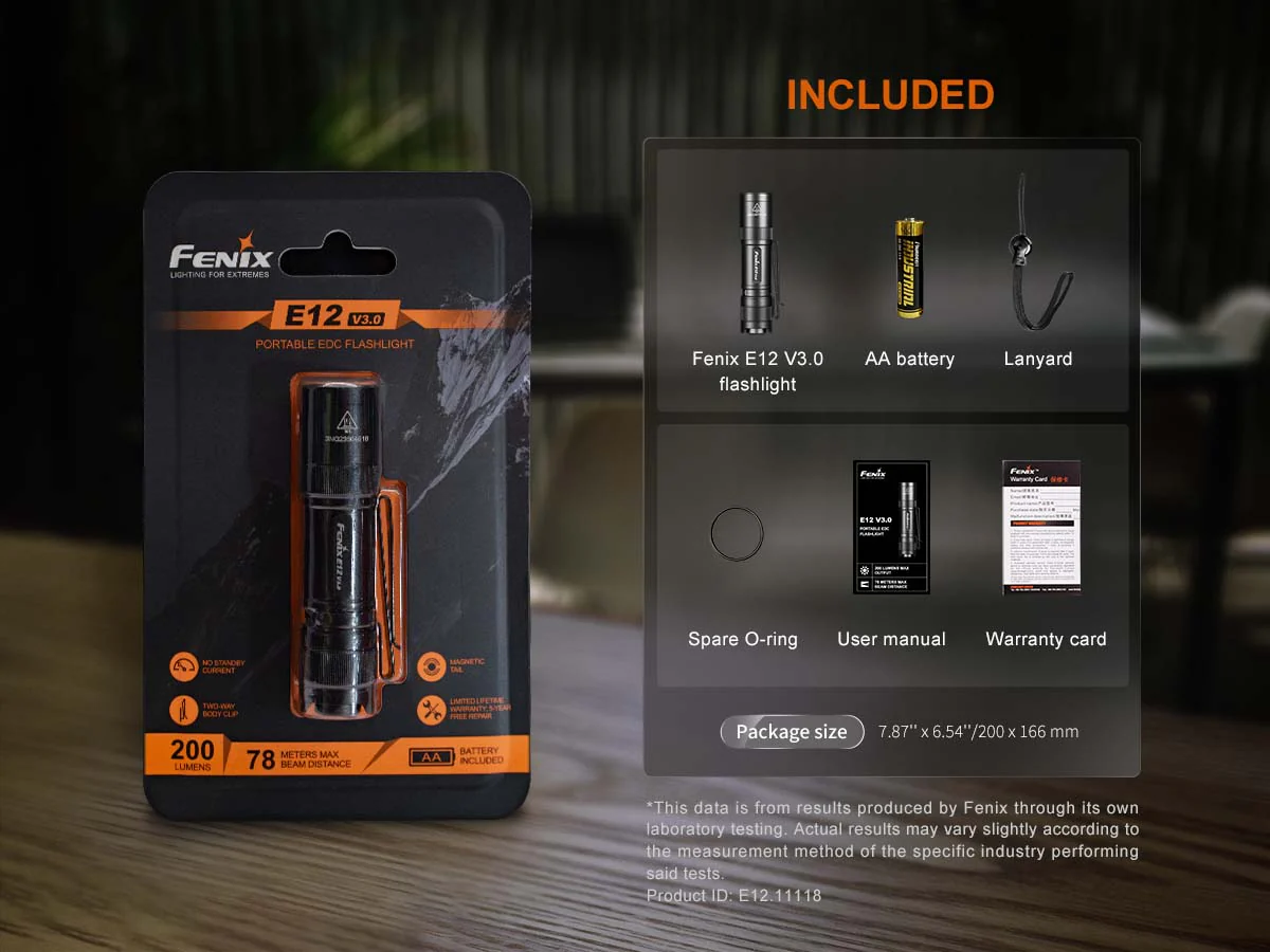 Fenix E12 V3.0 AA-Powered EDC Flashlight - Image 16