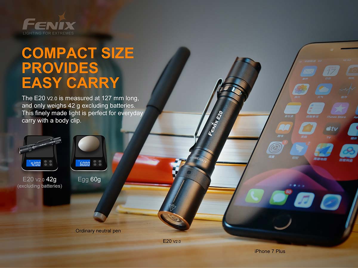 Fenix E20 V2.0 AA Flashlight - Image 6