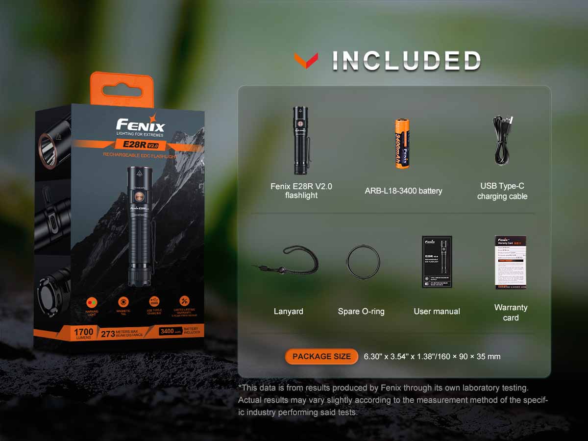 Fenix E28R V2.0 Rechargeable EDC Flashlight - Image 18