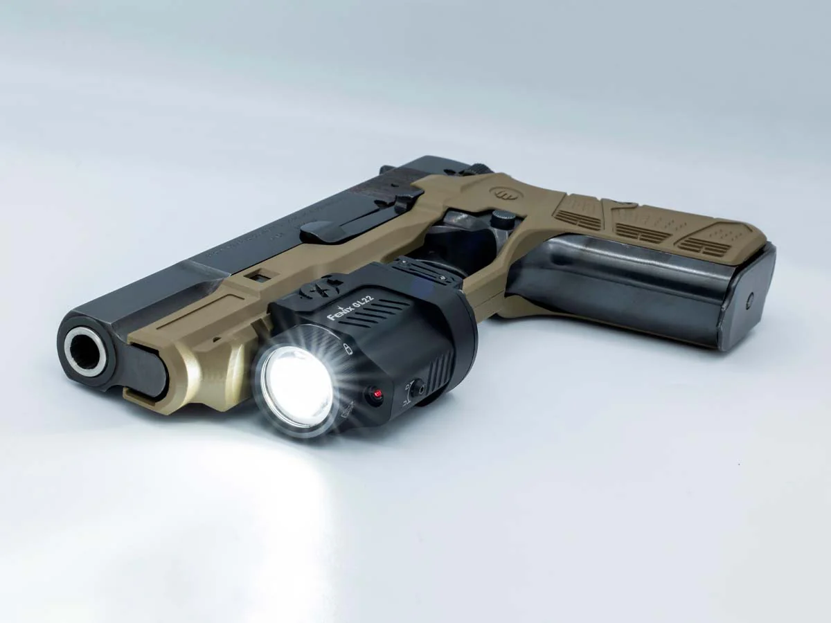 Fenix GL22 Tactical Weapon Light with Red Laser Sight - Image 5