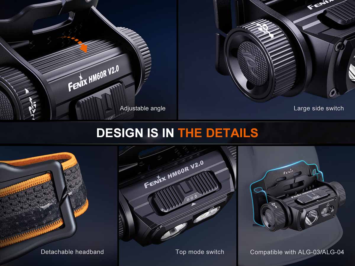 Fenix HM60R V2.0 Rechargeable Headlamp - Image 8
