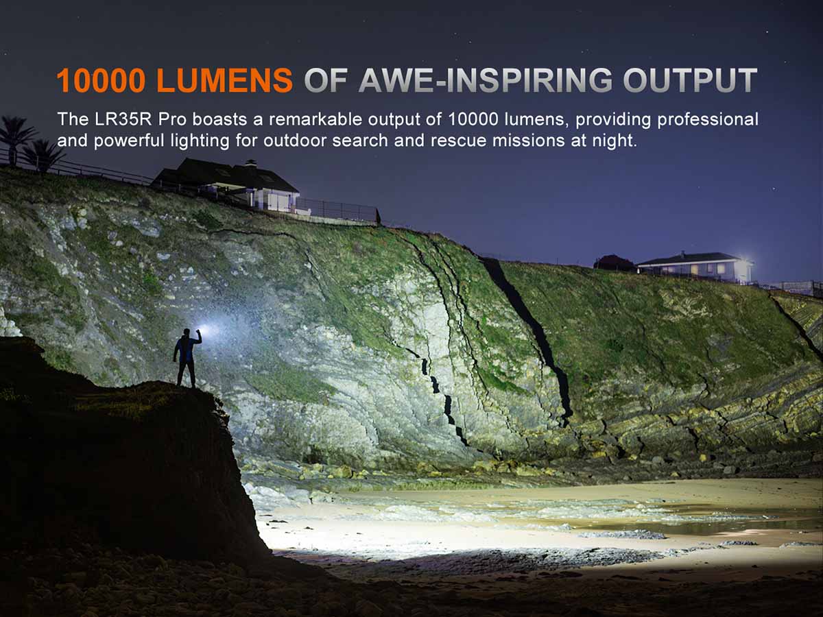 Fenix LR35R PRO 10000 Lumen Flashlight - Image 4