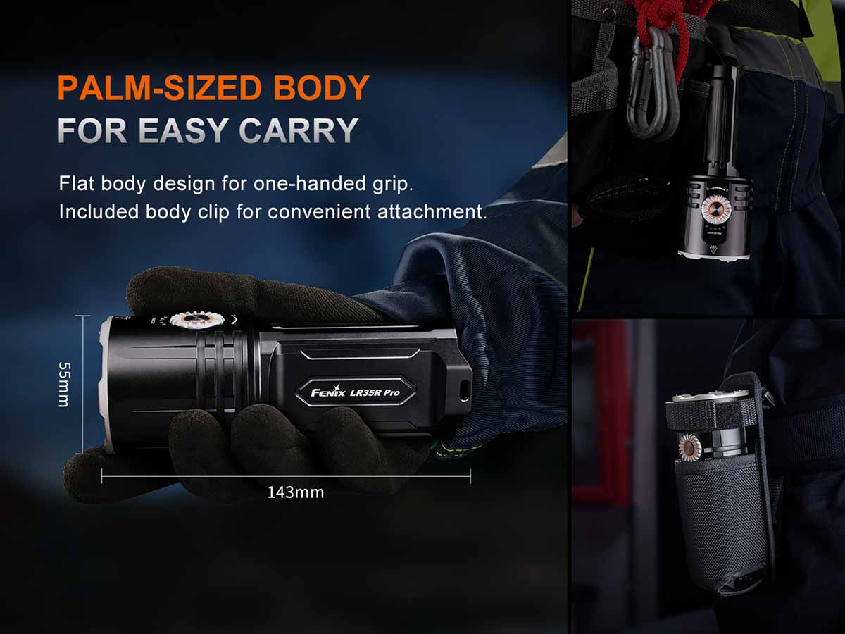 Fenix LR35R PRO 10000 Lumen Flashlight - Image 5