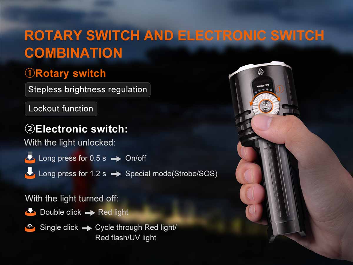 Fenix LR35R PRO 10000 Lumen Flashlight - Image 8