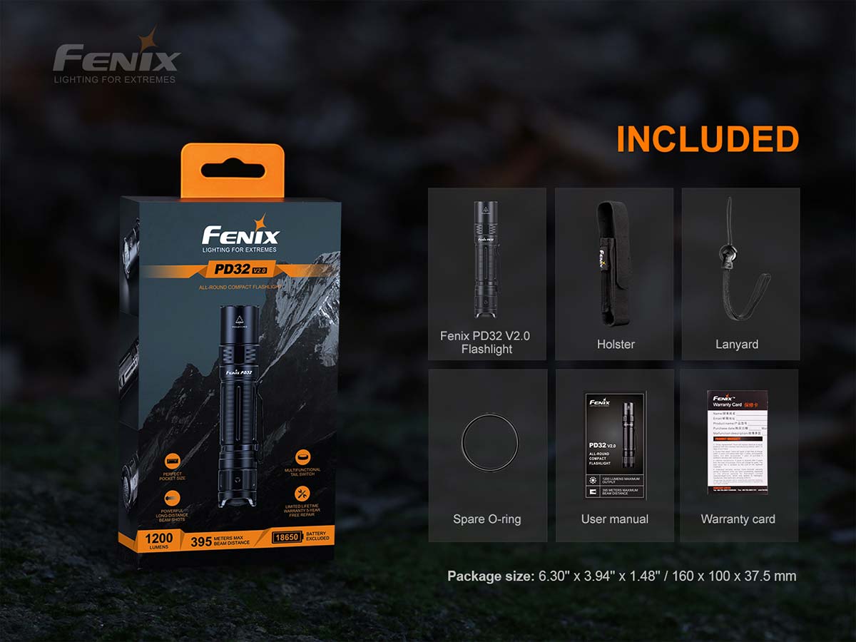 Fenix PD32 V2.0 Flashlight - Image 14