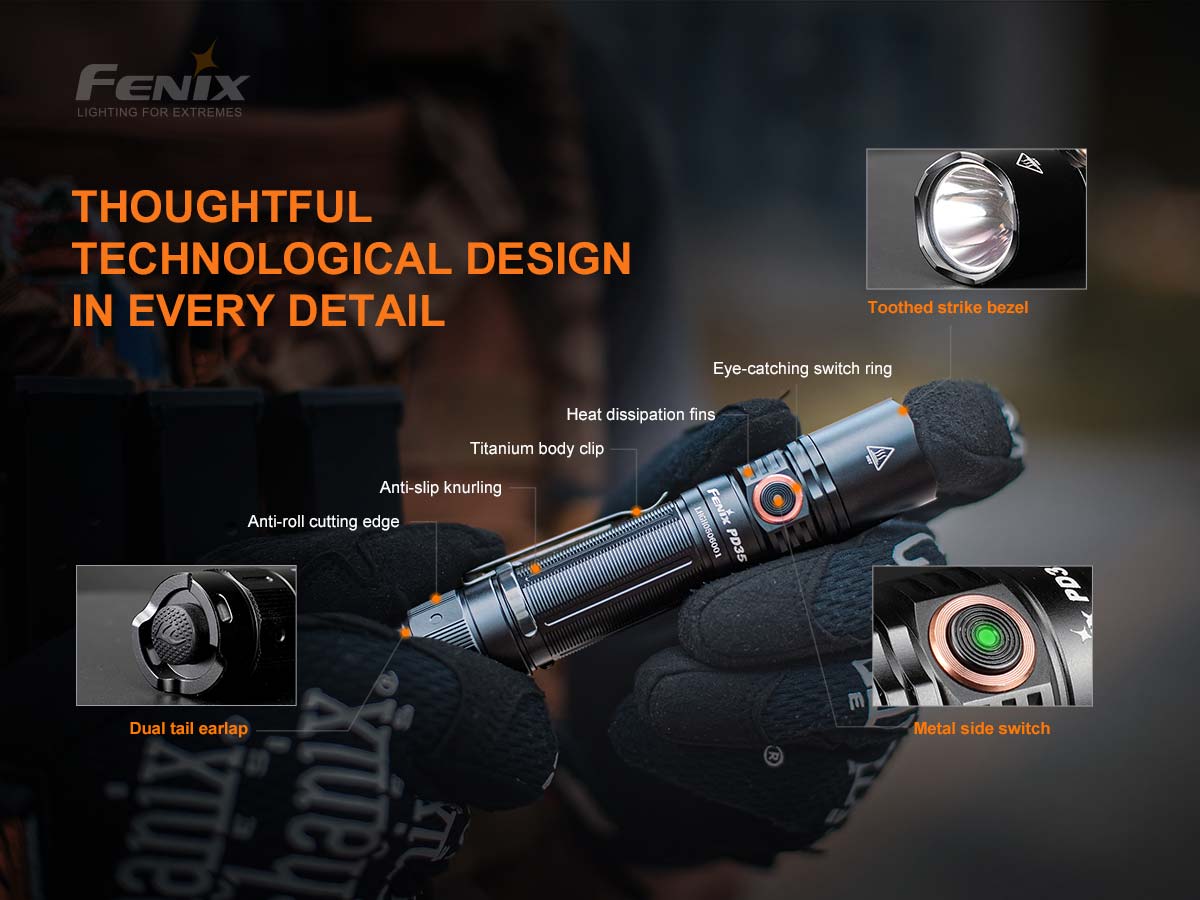 Fenix PD35 V3.0 Flashlight with Special Edition Engraved Design - Image 8
