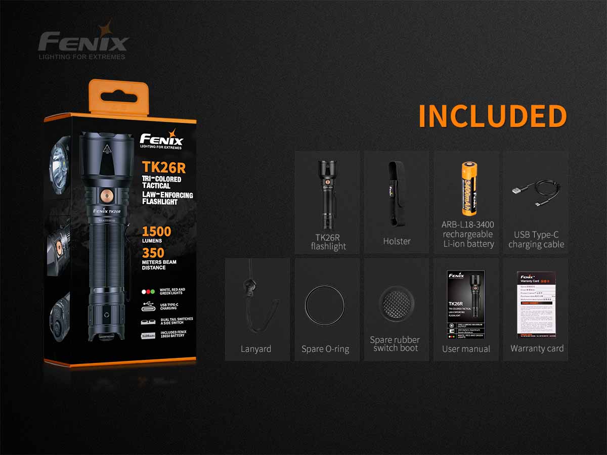 Fenix TK26R Tactical Flashlight - Image 12