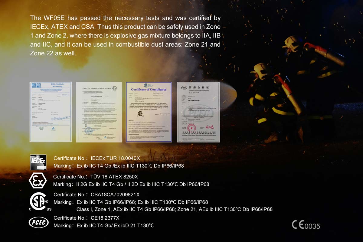 Fenix WF05E Intrinsically Safe Flashlight - Image 4