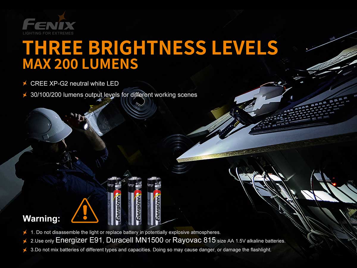 Fenix WF11E Intrinsically Safe Flashlight - Image 5
